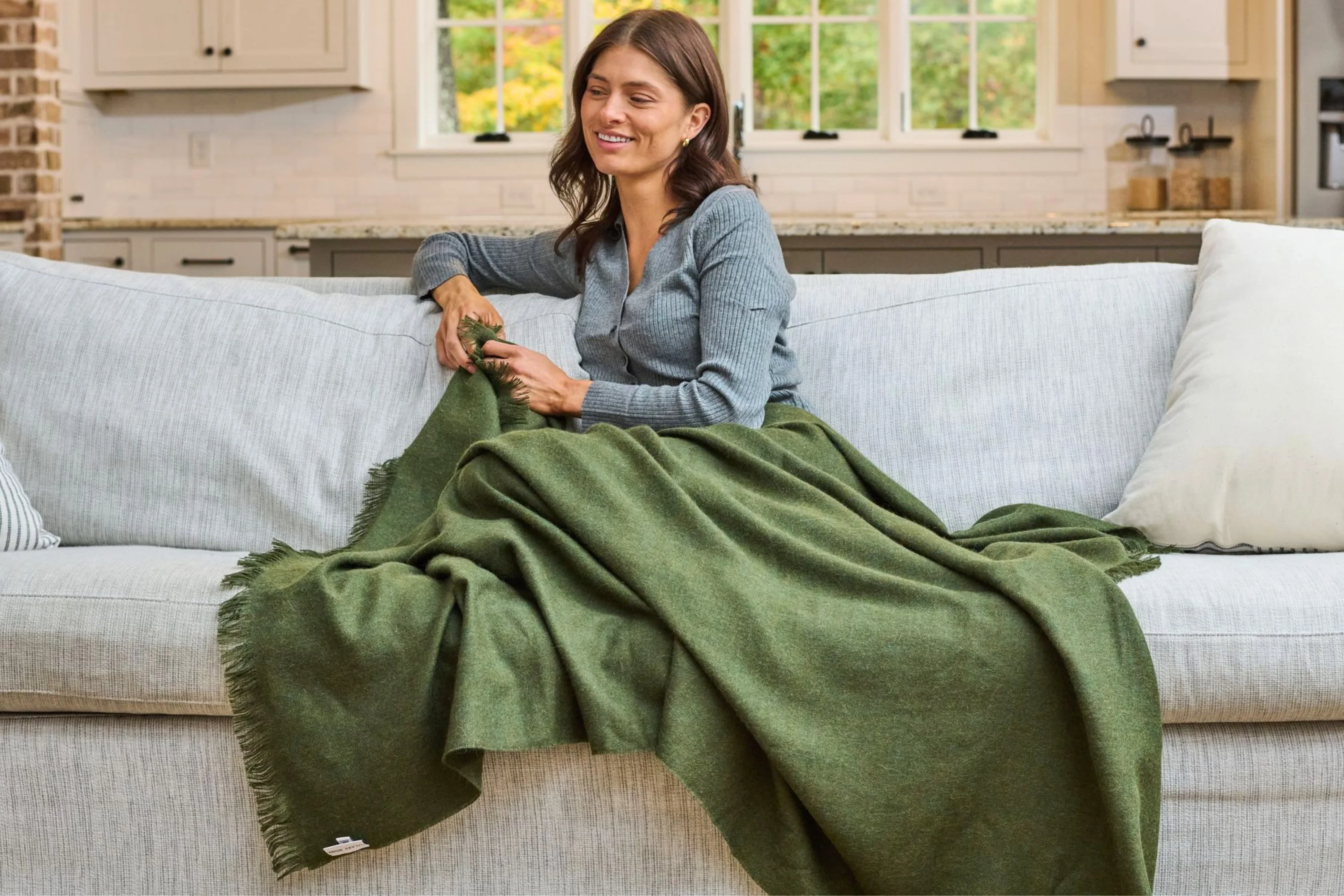 100% Alpaca Wool Throw Blanket - Image 16