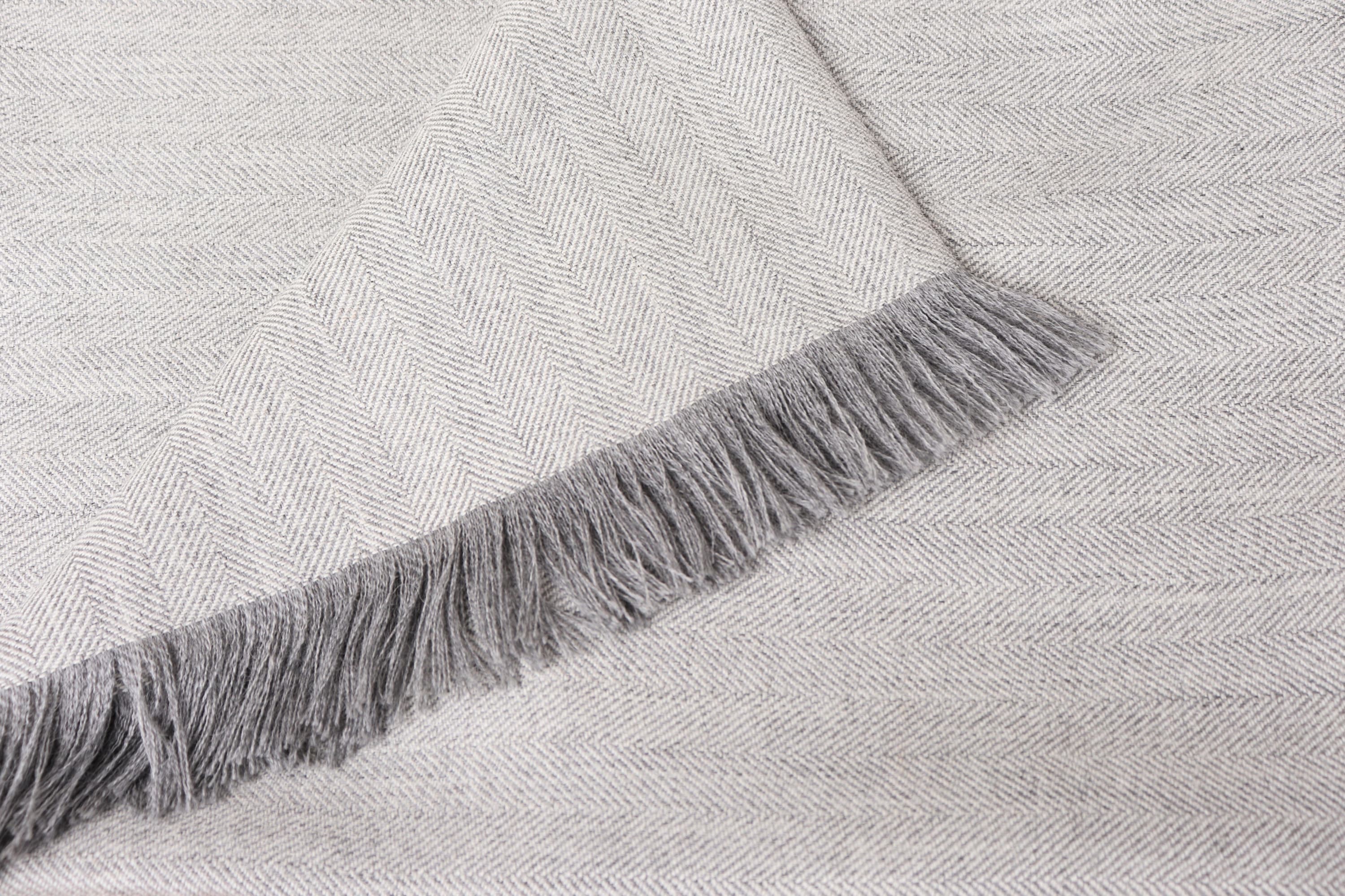 100% Alpaca Wool Throw Blanket - Image 6