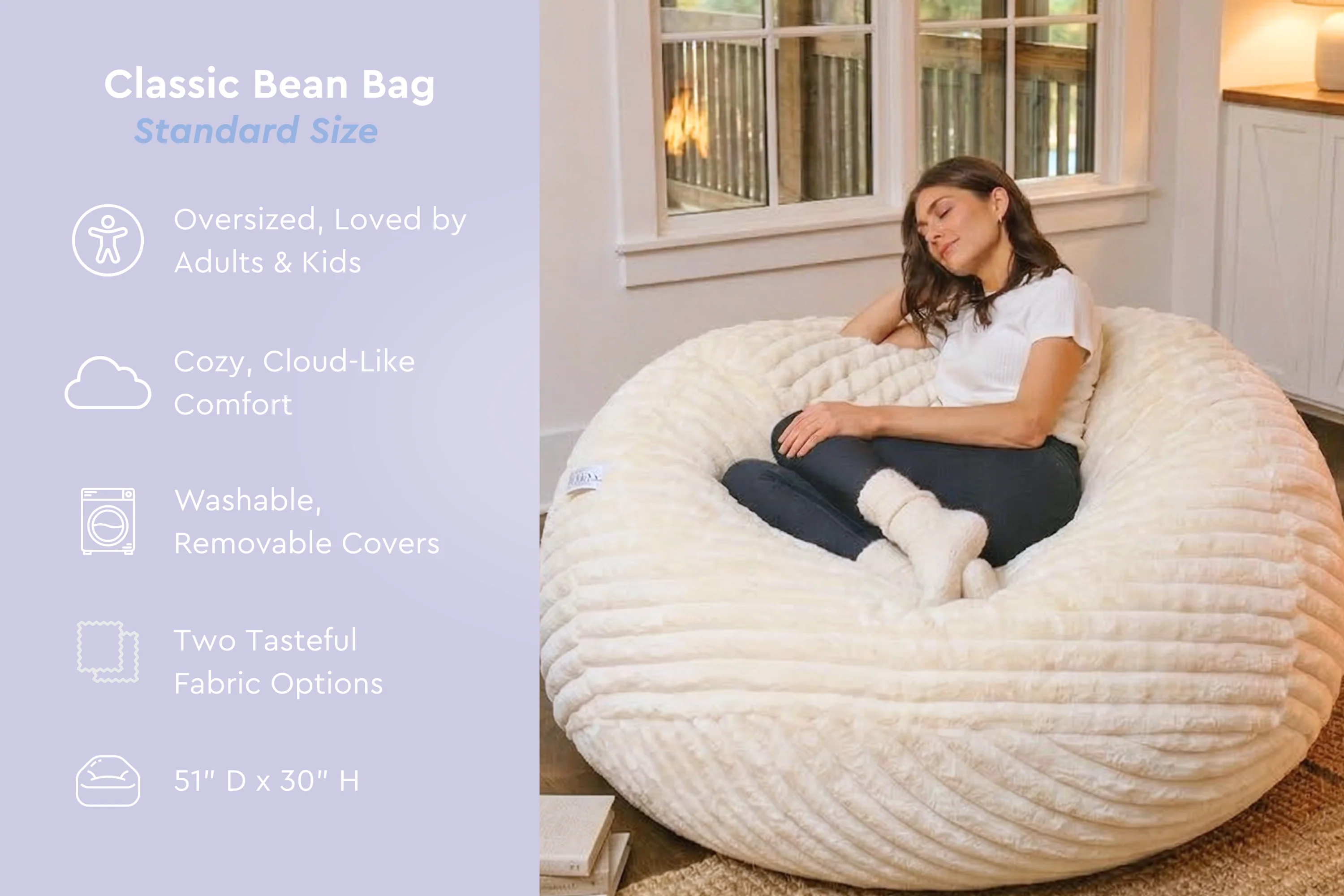 Cloud Comfort Bean Bag (Standard) - Image 6