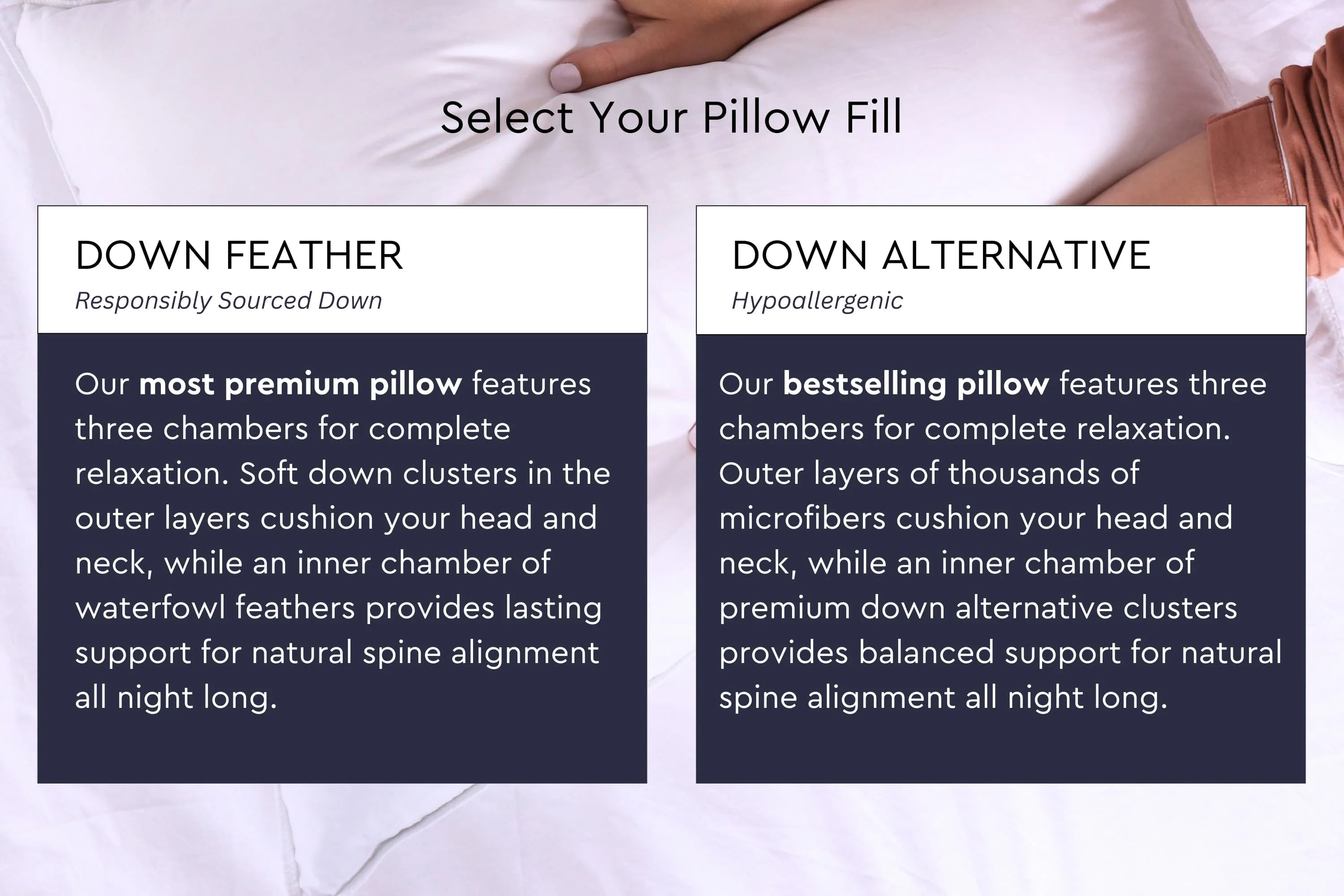 Cloud Fill Side Sleeper Pillow - Image 4