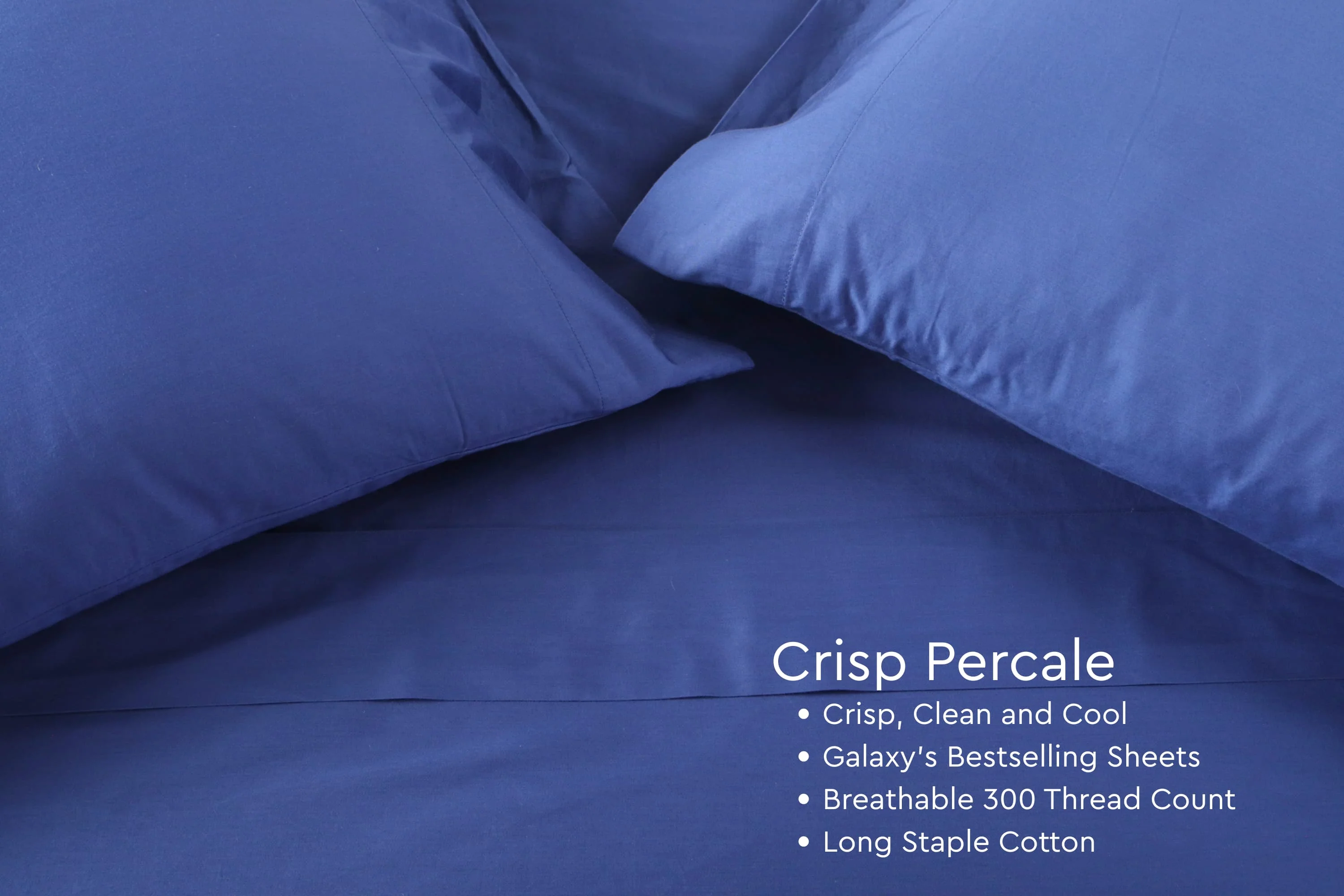 Crisp Percale Cotton Bed Sheets - Image 11
