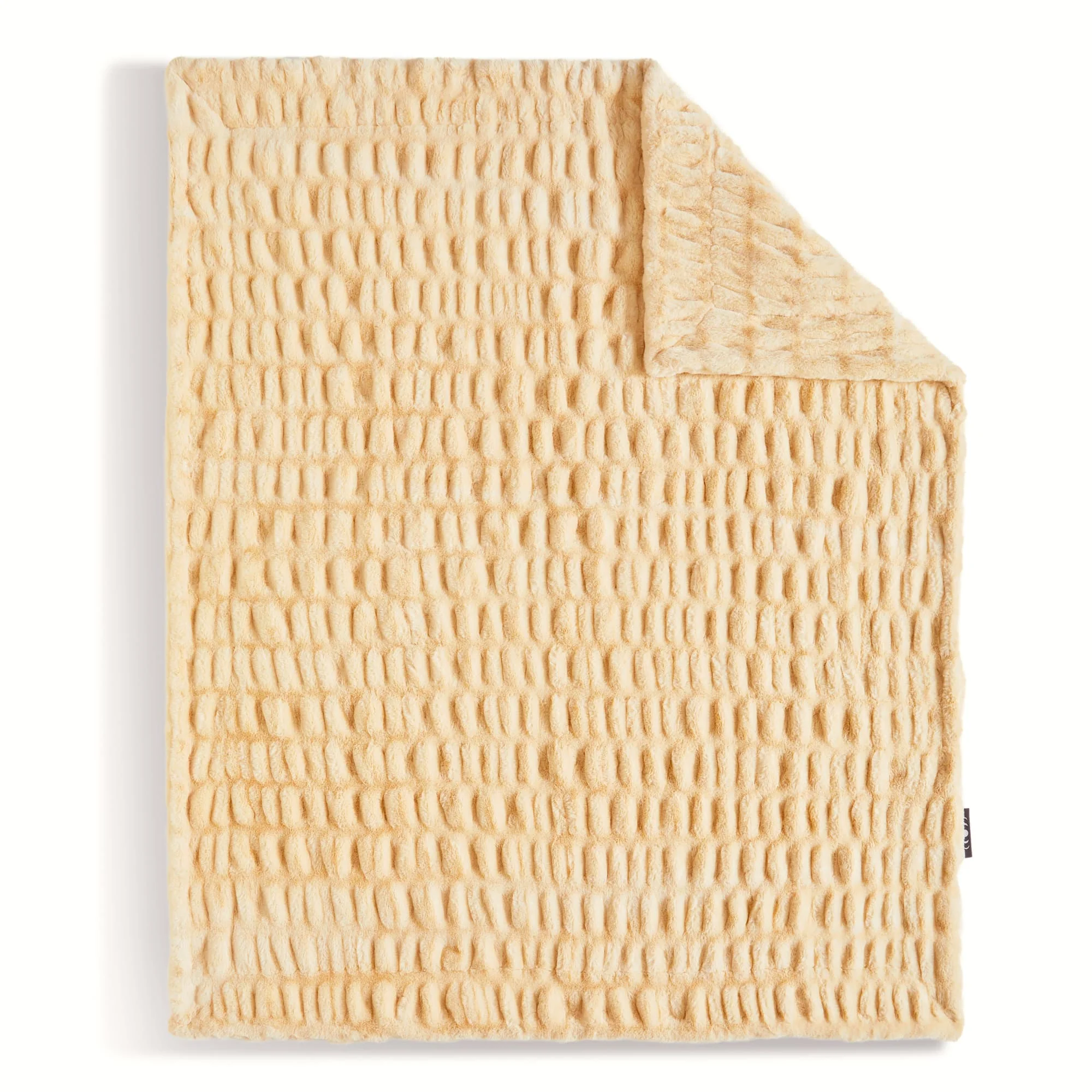Rippled Faux Fur Throw Blanket - Image 14
