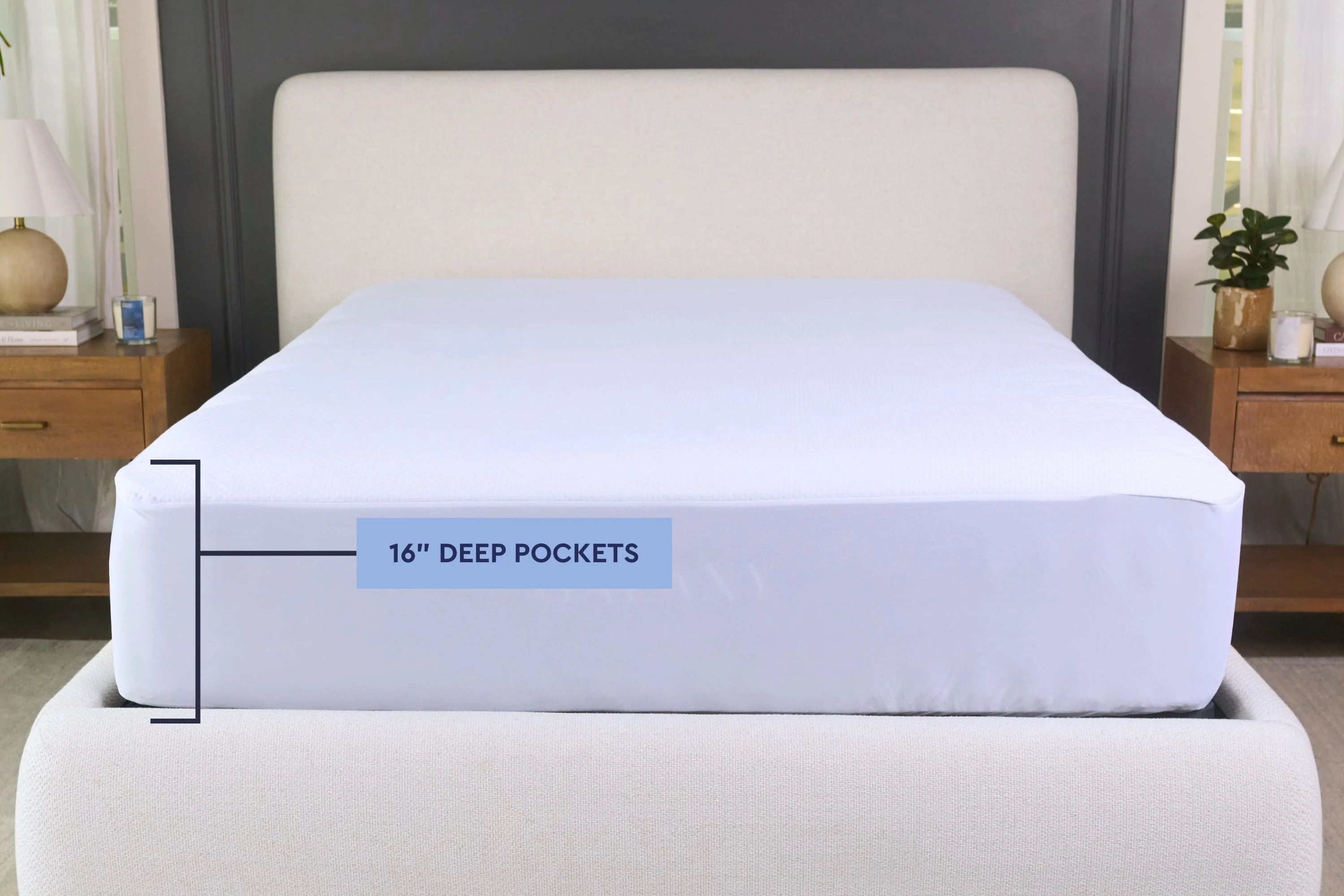 Waterproof Knit Mattress Protector - Image 4
