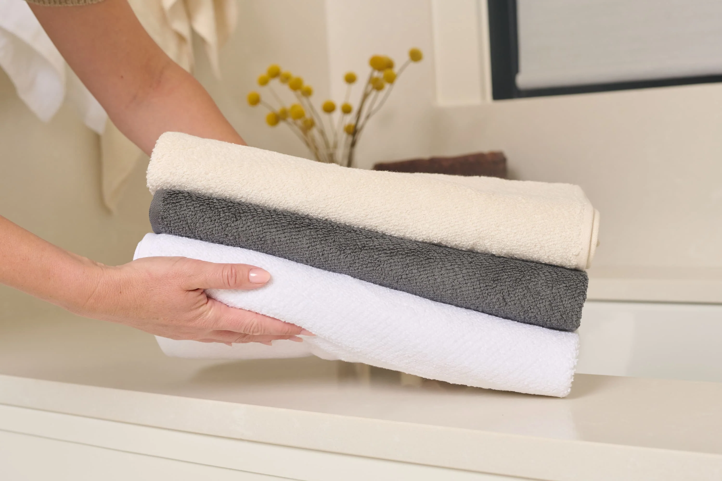 Organic 100% Cotton Twill Towels - Image 5