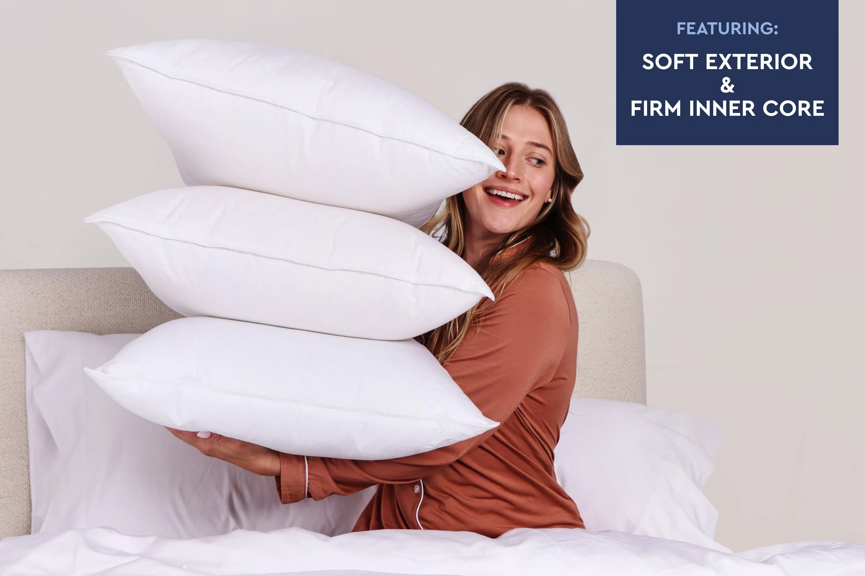 Cloud Fill Down Feather Pillow - Image 7