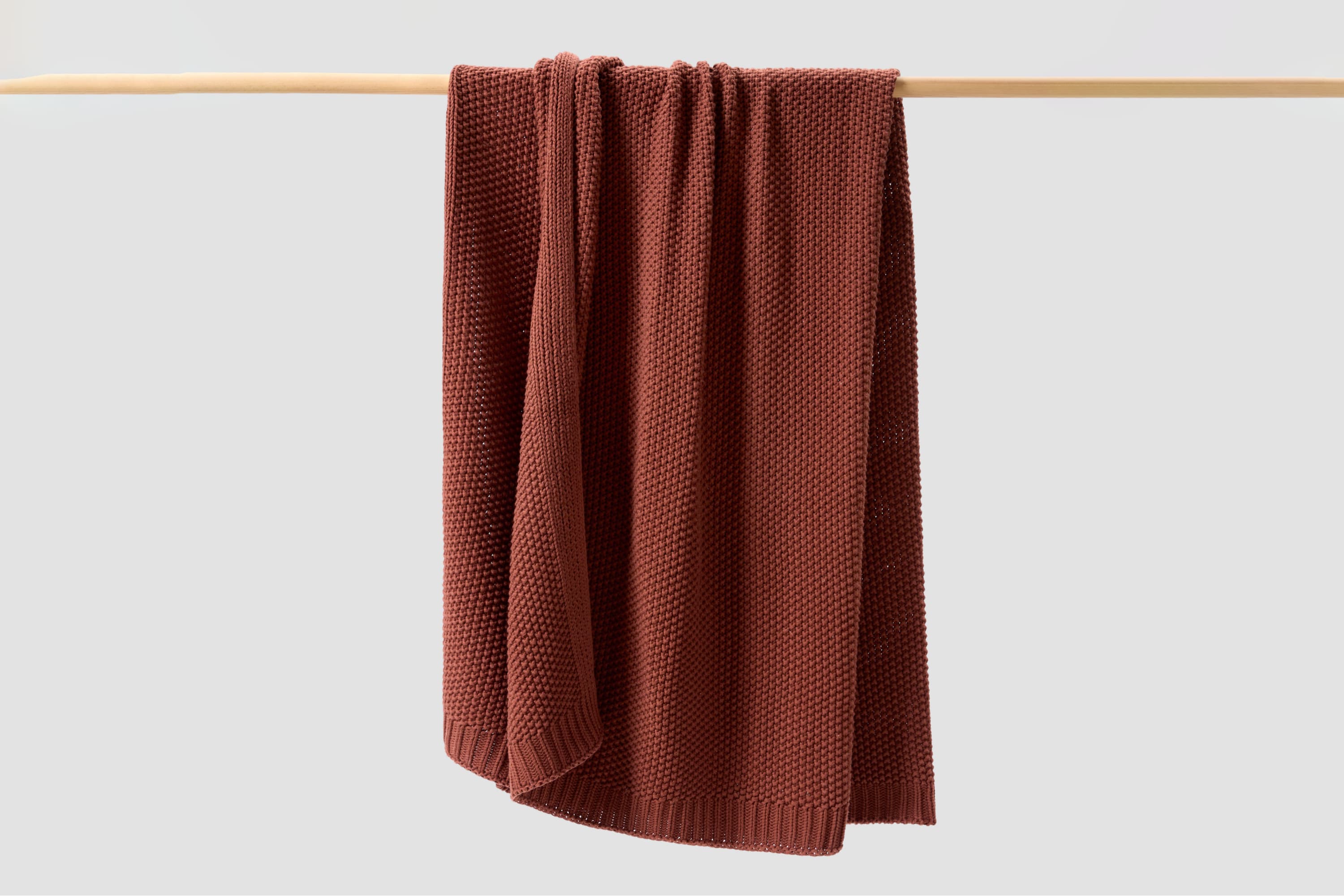 Cozy Knit Cotton Throw Blanket - Image 17