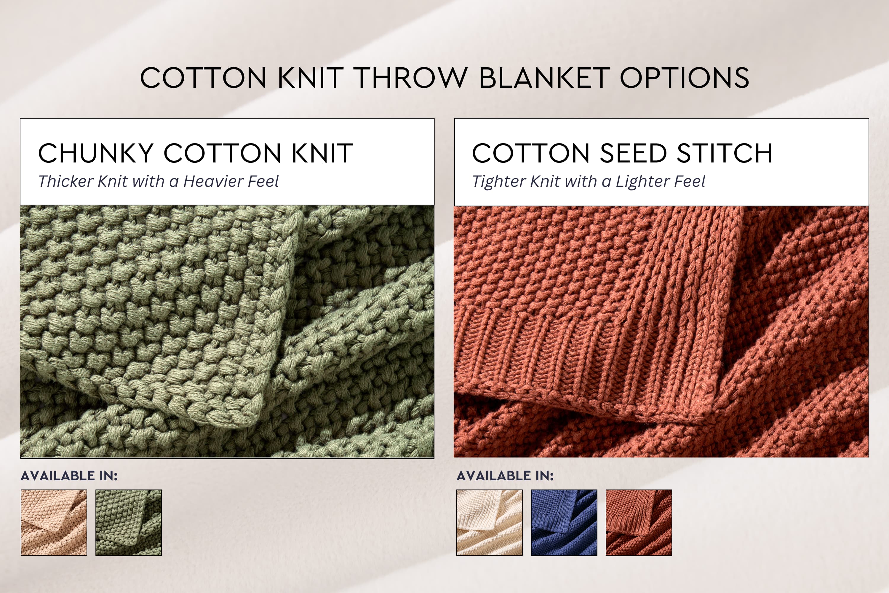 Cozy Knit Cotton Throw Blanket - Image 36