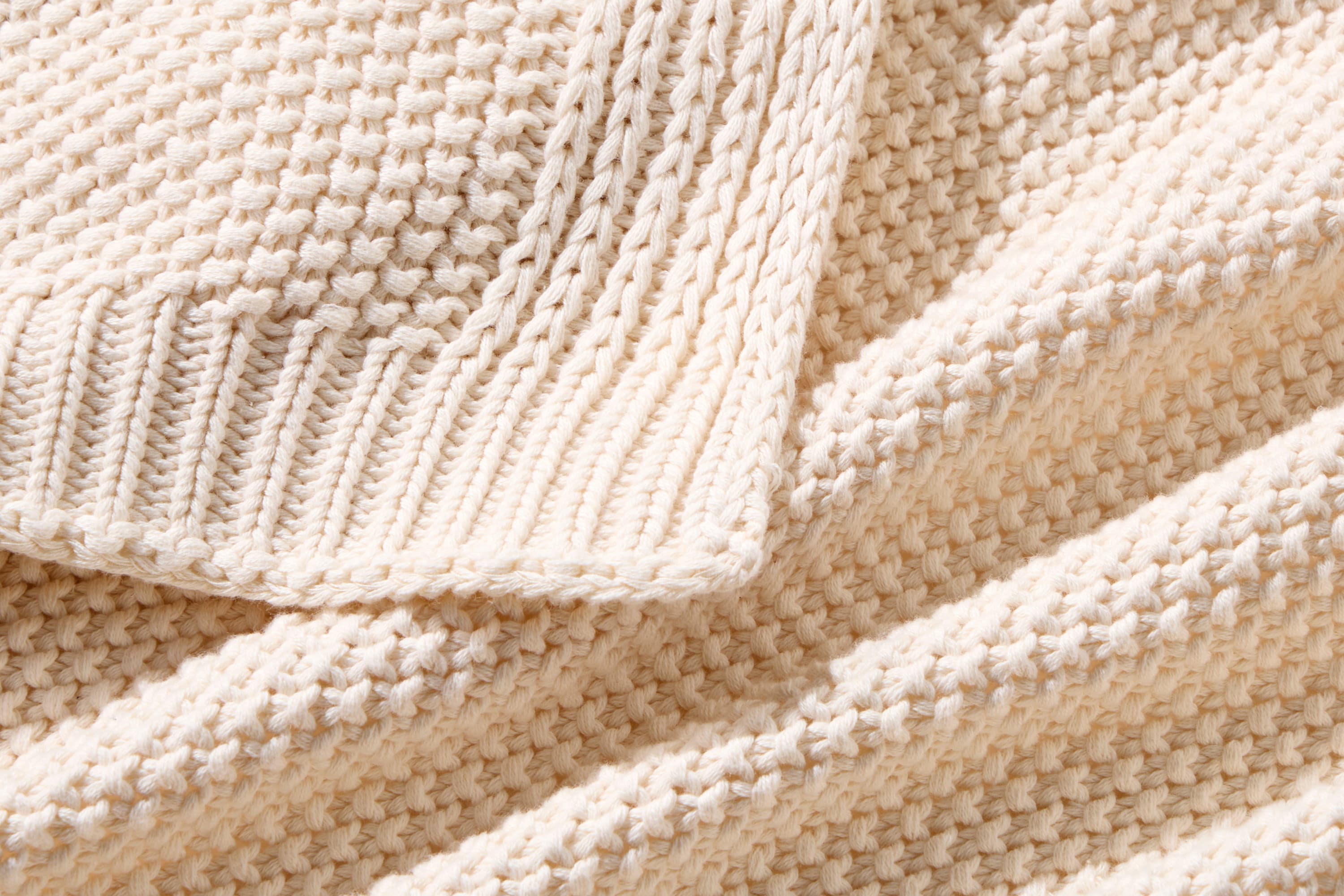 Cozy Knit Cotton Throw Blanket - Image 6