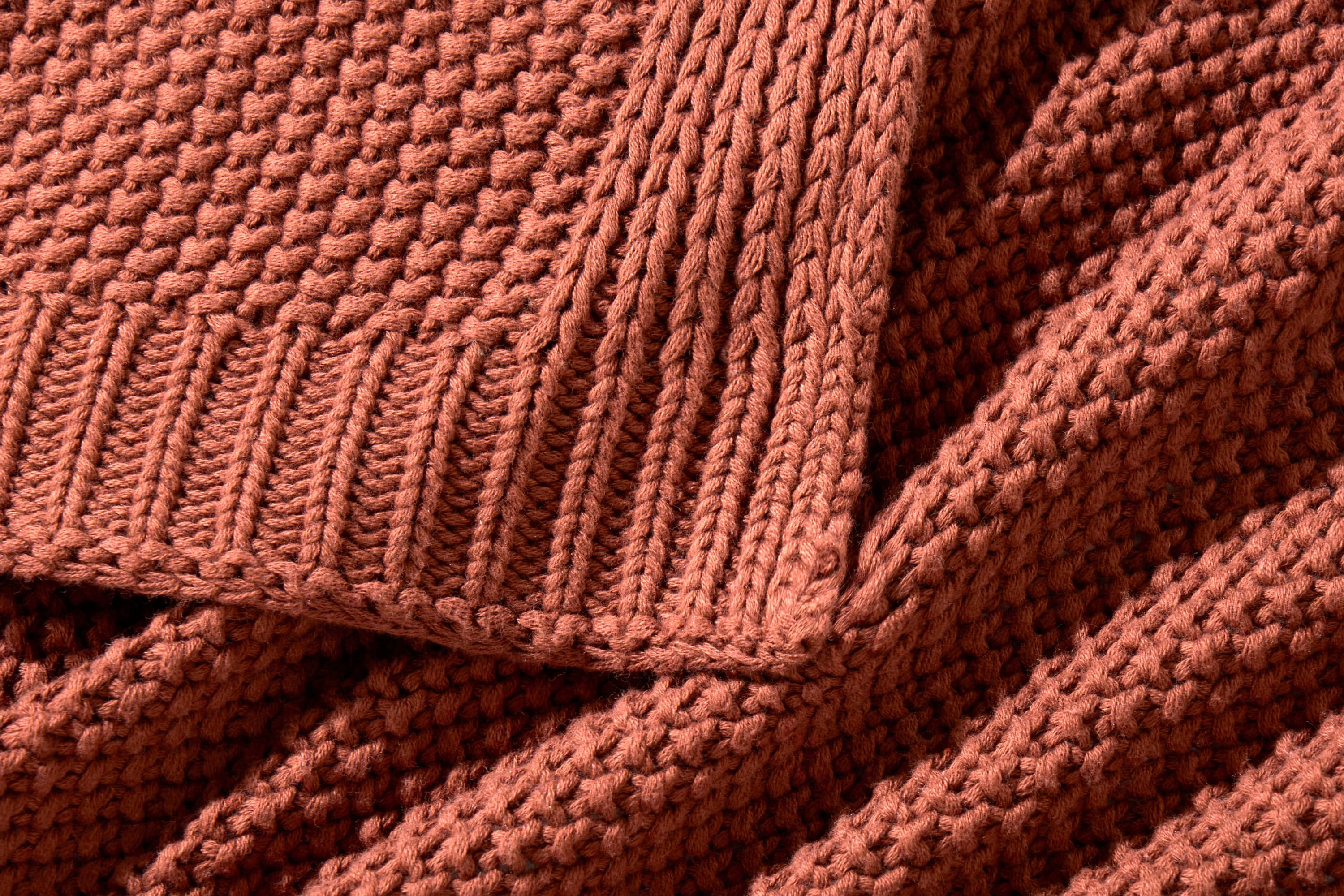Cozy Knit Cotton Throw Blanket - Image 7