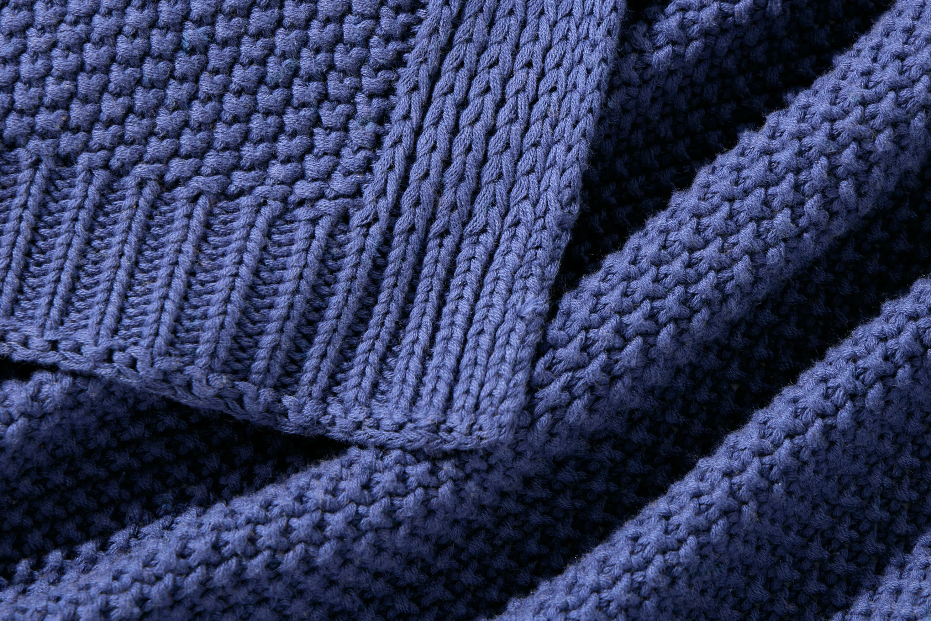 Cozy Knit Cotton Throw Blanket - Image 8