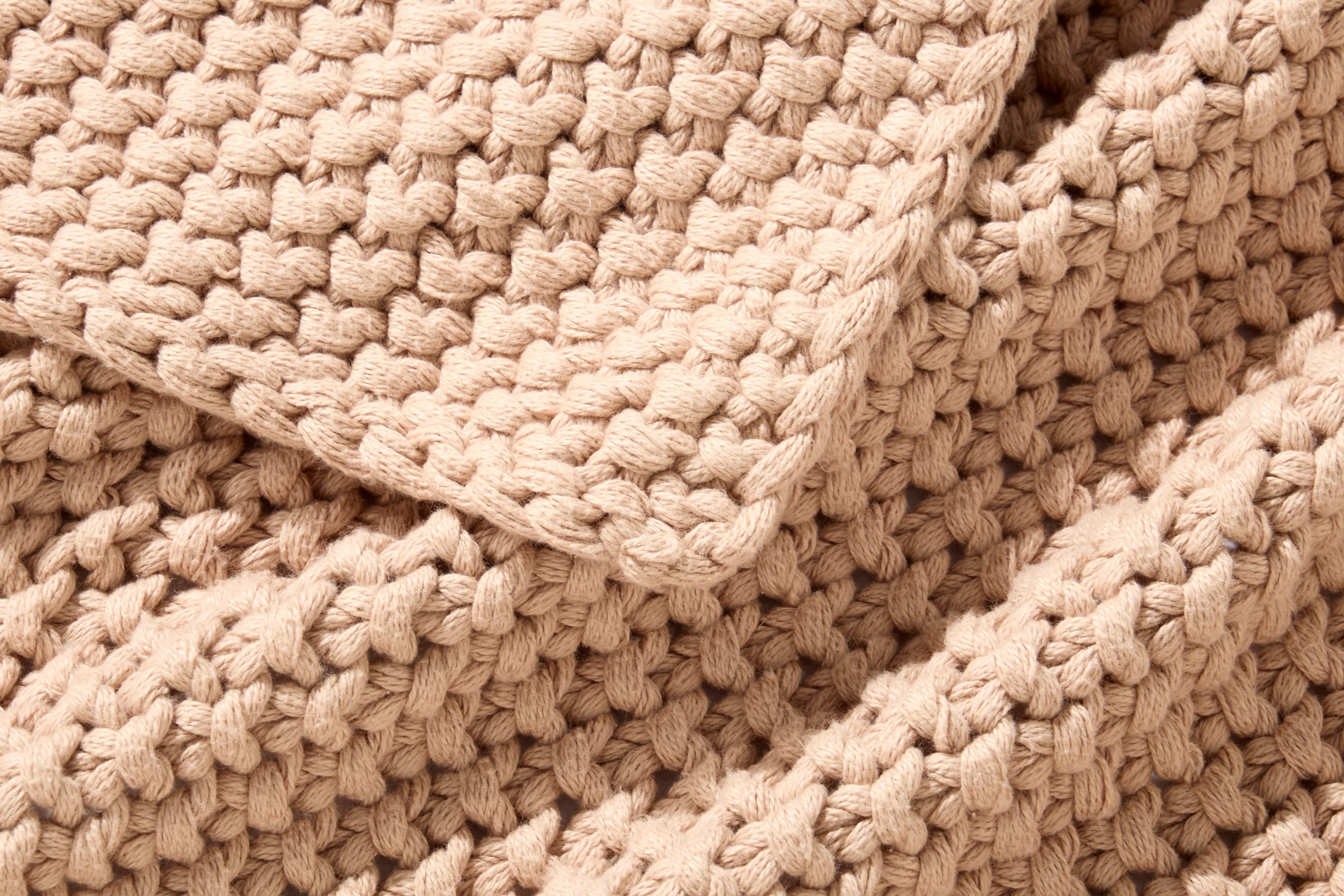 Cozy Knit Cotton Throw Blanket - Image 9